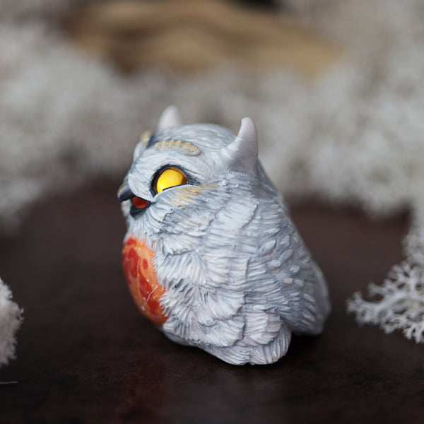 Laughing Owl Figurine