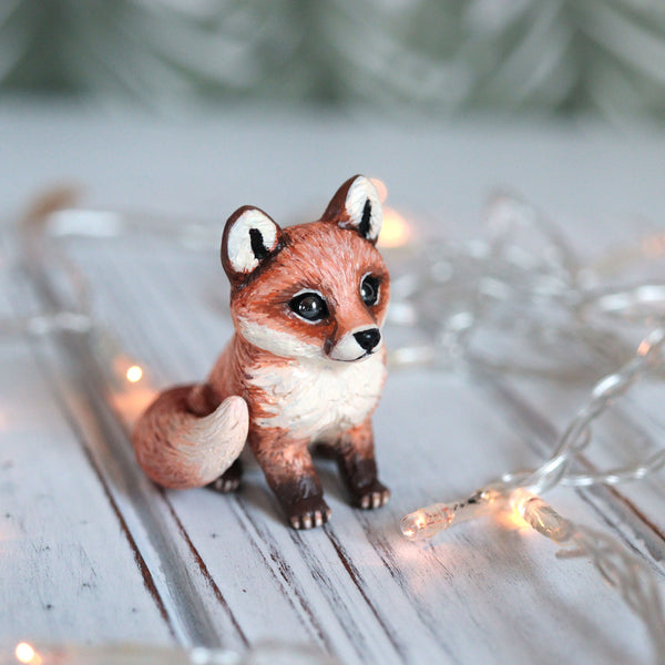 Fox Pup Figurine