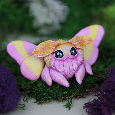 Rosy Moth Figurine