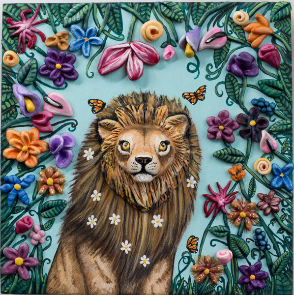Lion's Garden Painting