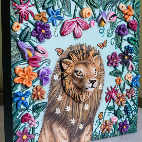 Lion's Garden Painting