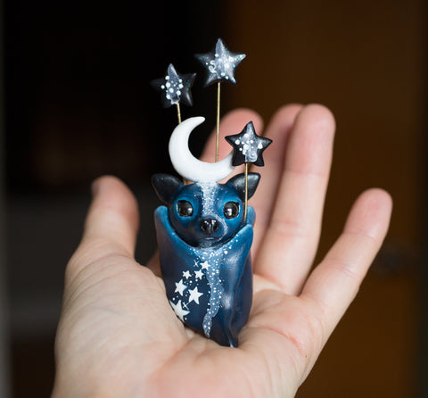 Starry Bat Figurine