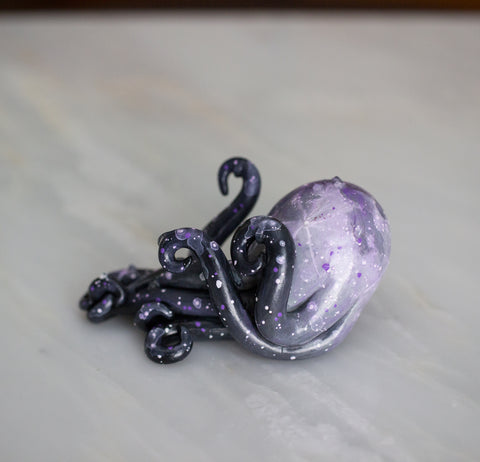 Purple Octomoon Figurine