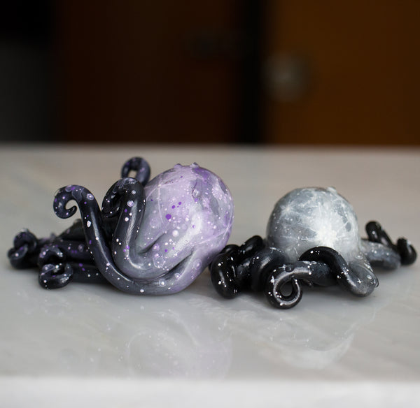 Purple Octomoon Figurine