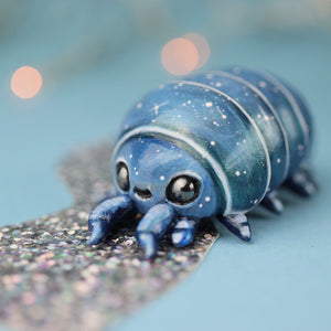 Blue Potato Bug Figurine