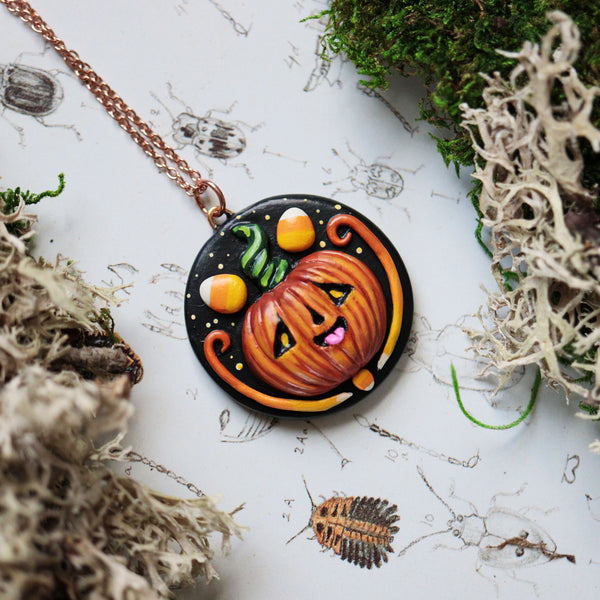 Sweet Tooth Samhain Medallion Necklace