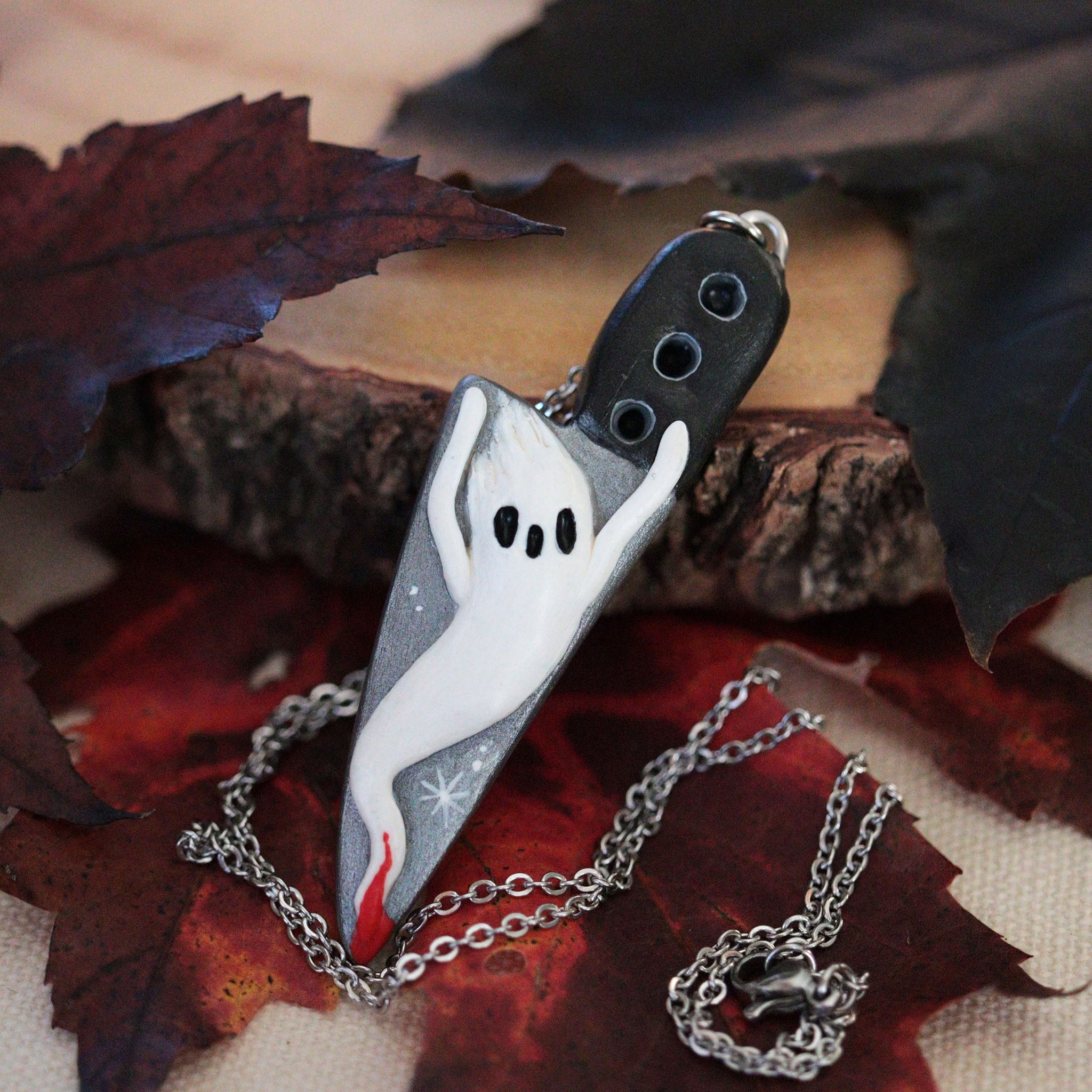 Ghost Knife Necklace