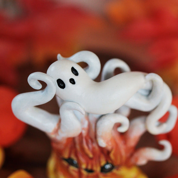 Candycorn Haunted Tree Figurine