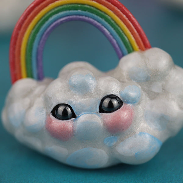 Blue Rainbow Cloud Figurine
