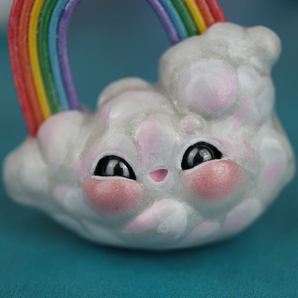Pink Rainbow Cloud Figurine