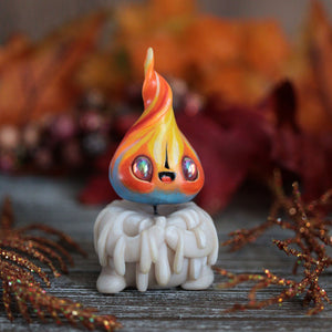 Happy Candle Sprite Figurine