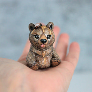 RESERVED Honey Bear Figurine