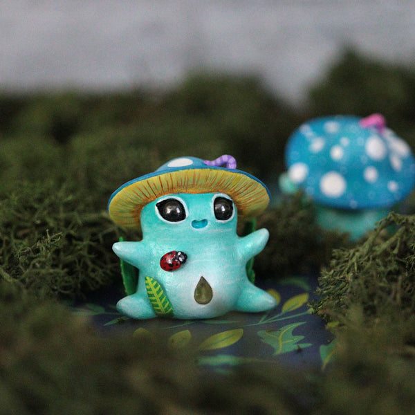 Blue Fungi 2 Figurine