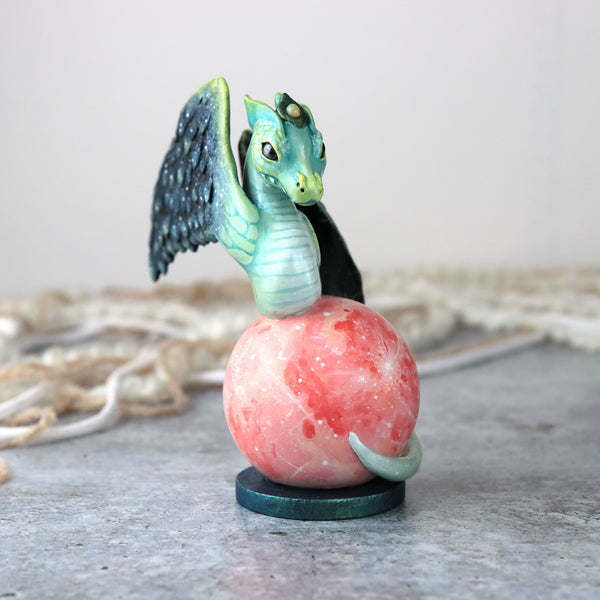 Pink Moon Dragon Figurine
